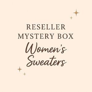 ✨ Reseller Macy’s Women’s Sweater Mystery Box | 5–8 NWT Items | Up to 5 lbs
